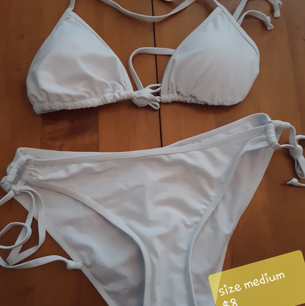 White bikini